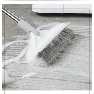 Bristle triangular head scraping brush